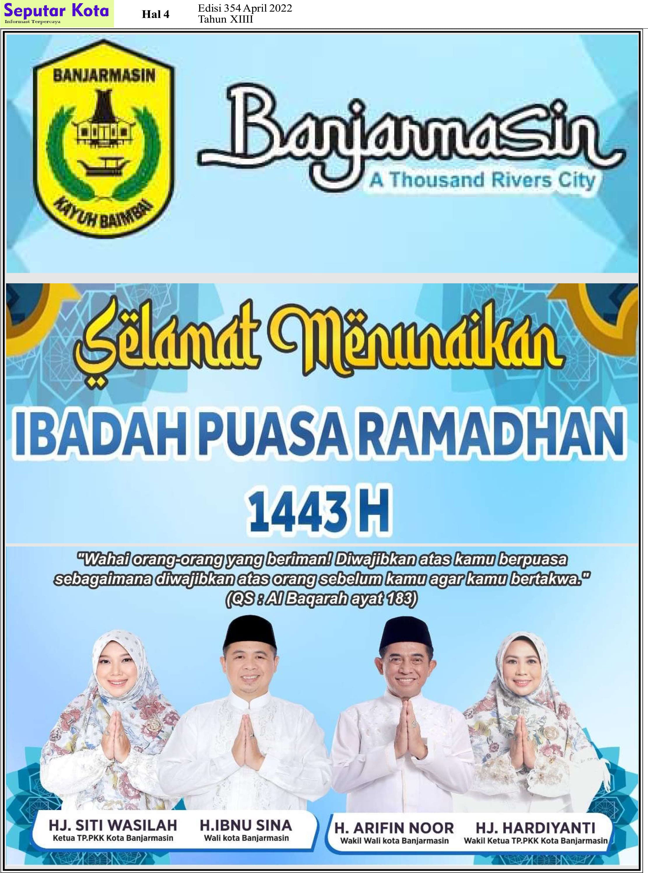 SEPUTAR KOTA HAL 4 APRIL 2022