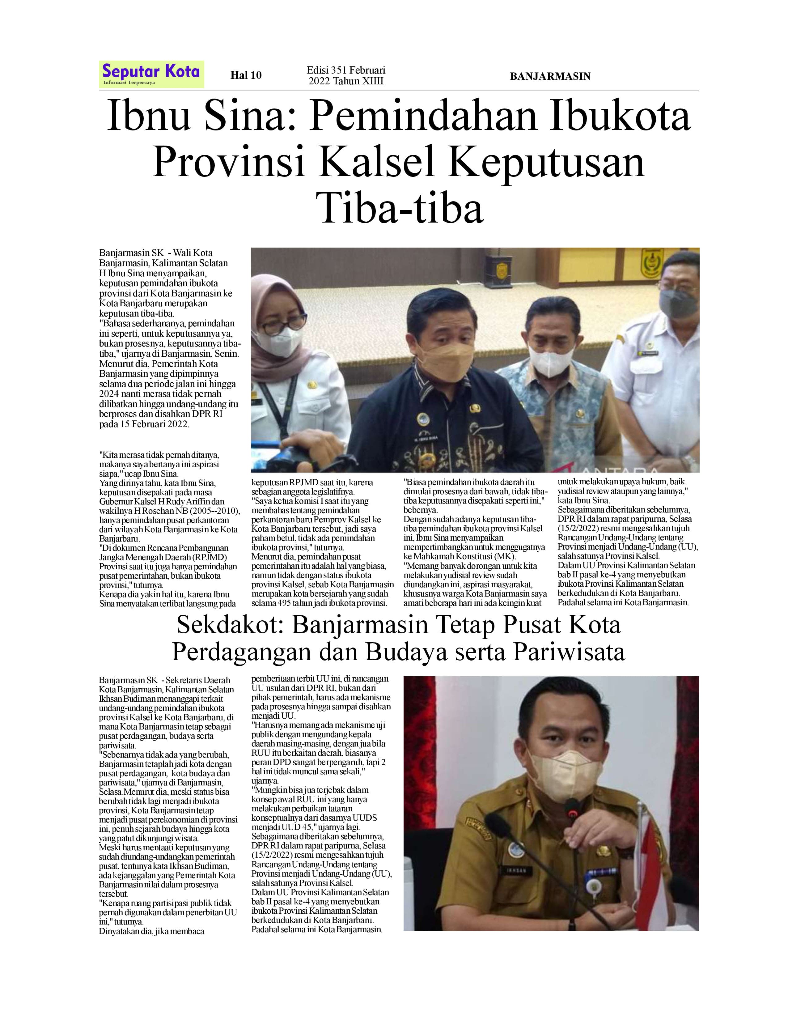 SEPUTAR KOTA HAL 10 2022