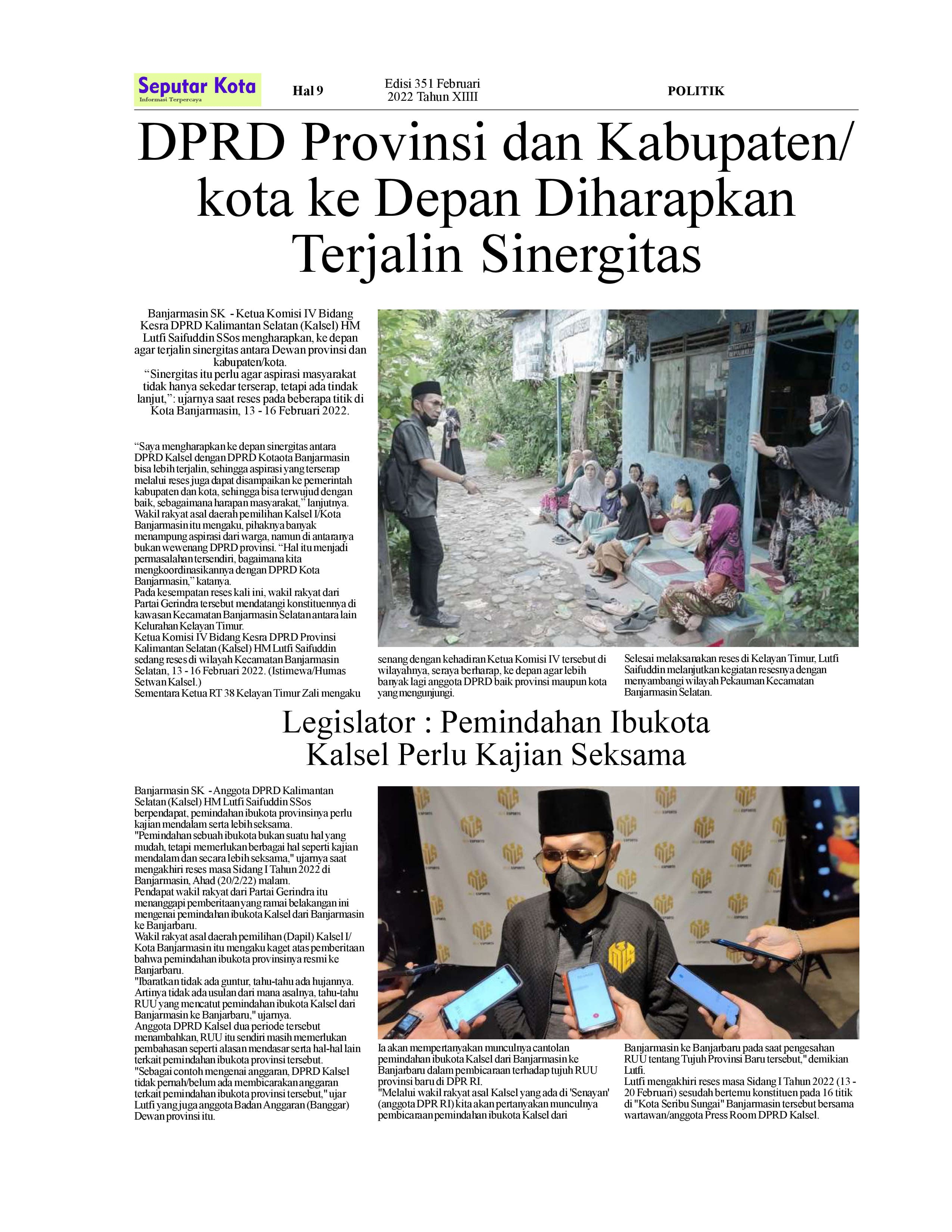 SEPUTAR KOTA HAL 9 2022