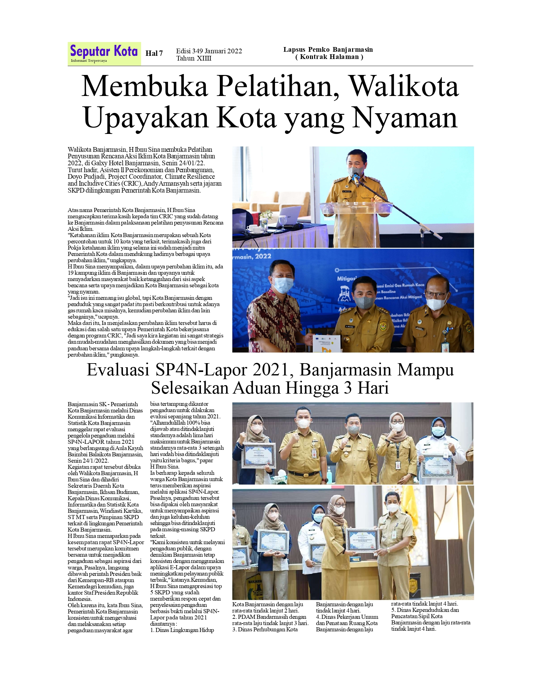 SEPUTAR KOTA HAL 7
