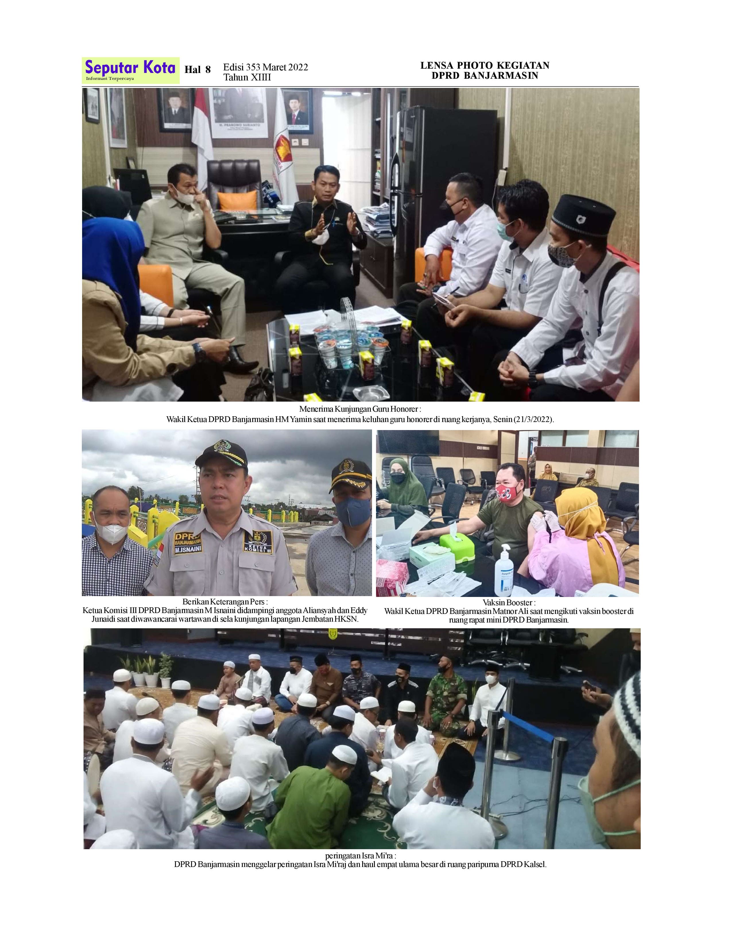 SEPUTAR KOTA HAL 8 MARET 2 2022