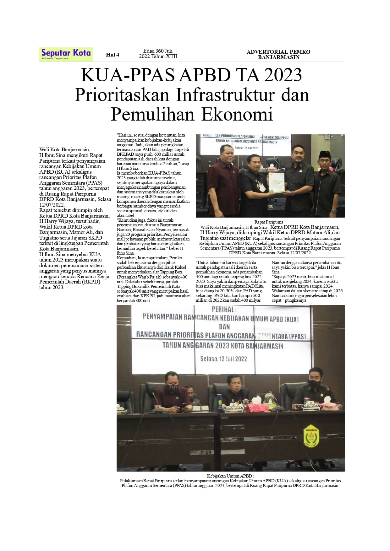 Seputar Kota Hal4 Juli Bln ke 1