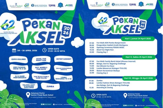 Bank Kalsel Gelar Pekan AKSEL 2026 