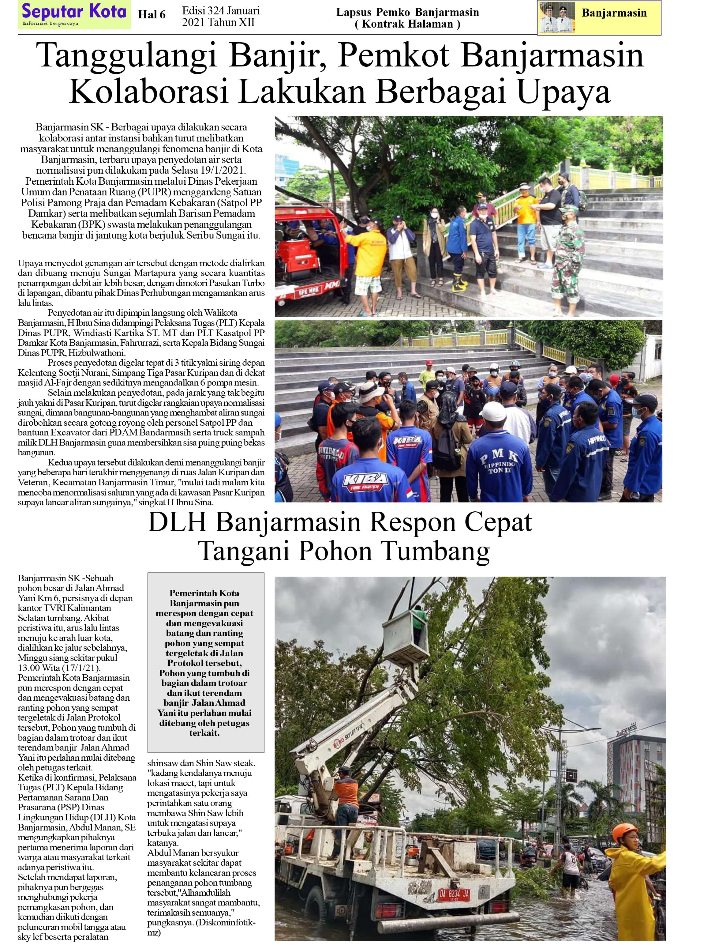 SEPUTAR KOTA JANUARI 2021